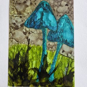 Flow and Form: Alcohol Ink Painting